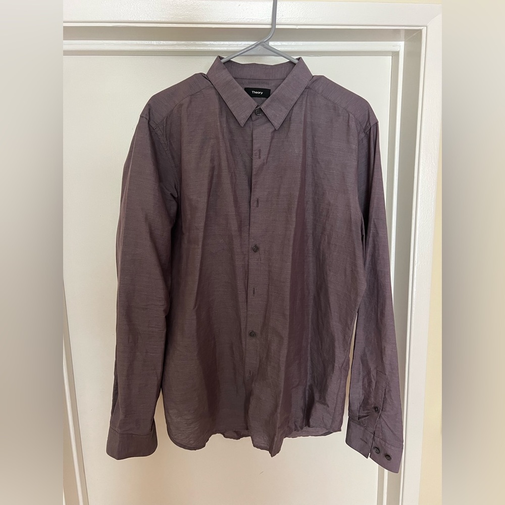 Theory Lavender Color Dress Shirt